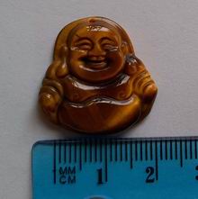 Happy buddha tiger eye stone