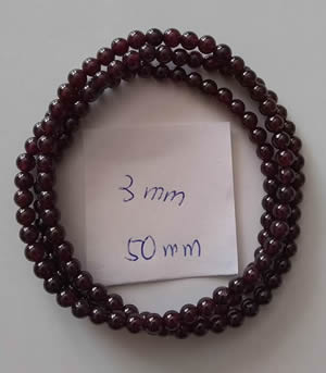 garnet beads